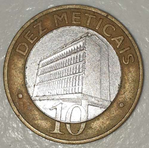 2006 - 10 METICAIS - MOCAMBIQUE - MOZAMBIQUE - (Bi-Metallic)